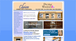 Desktop Screenshot of prestigewindowslimited.co.uk